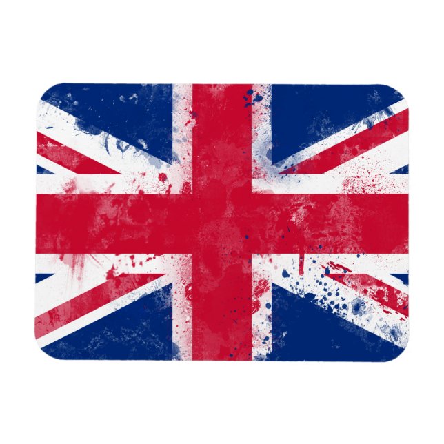 Flag of the United Kingdom or the Union Jack Magnet (Horizontal)