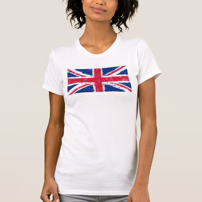 Flag of the United Kingdom or the Union Jack T-Shirt (Front)