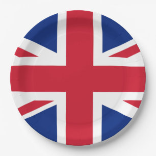 Flag of the United Kingdom Paper Plate