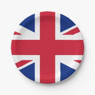 Flag of the United Kingdom Paper Plates