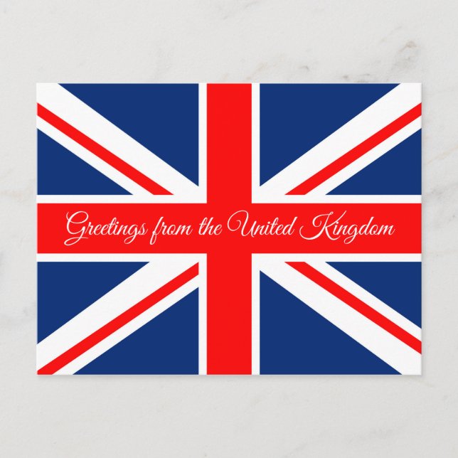 Flag of the United Kingdom Postcard (Front)