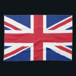 Flag of the United Kingdom Tea Towel<br><div class="desc">Flag of the United Kingdom - Union Jack - Union Flag</div>