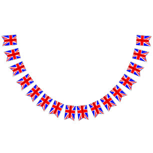 Flag of the United Kingdom VE day bunting banner
