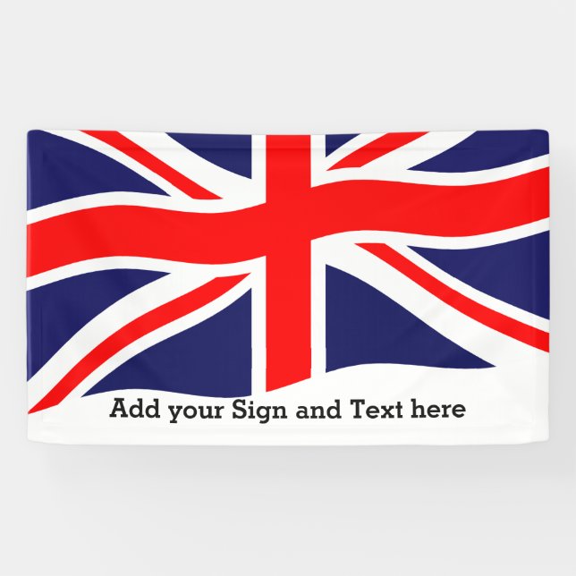 Flag of the United Kingdom + your ideas Banner (Horizontal)