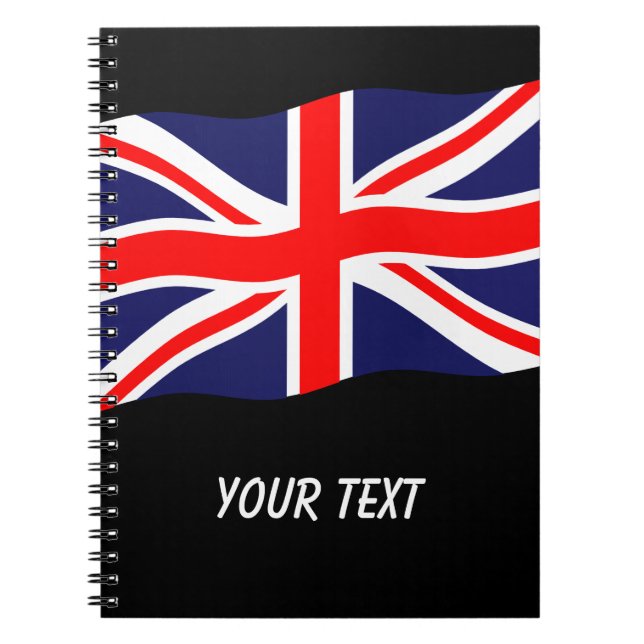 Flag of the United Kingdom + your ideas Notebook (Front)