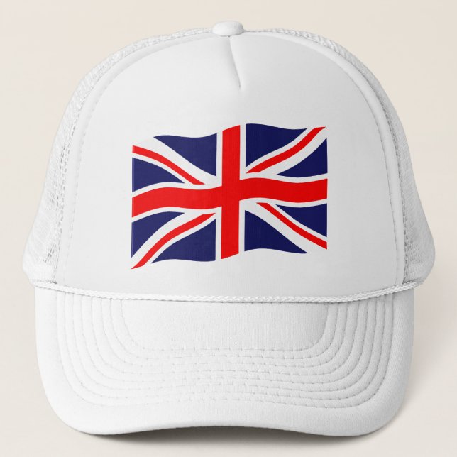 Flag of the United Kingdom + your ideas Trucker Hat (Front)