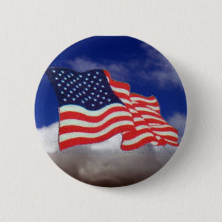 FLAG OF THE UNITED STATES 6 CM ROUND BADGE
