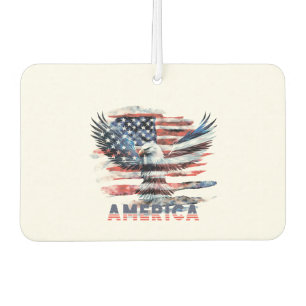 Flag of the United States. America Car Air Freshener