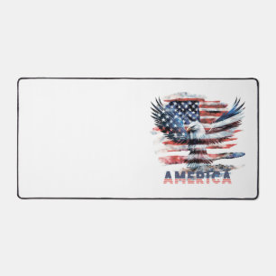 Flag of the United States. America Desk Mat