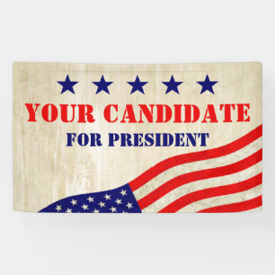 Flag of the United States of America - grungy Banner