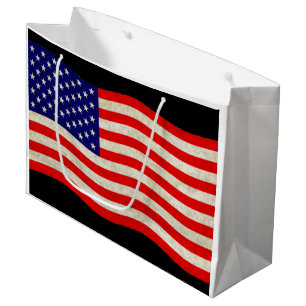 Flag of the United States of America - grungy Large Gift Bag