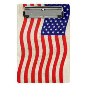 Flag of the United States of America - grungy Mini Clipboard