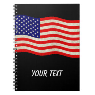 Flag of the United States of America - grungy Notebook