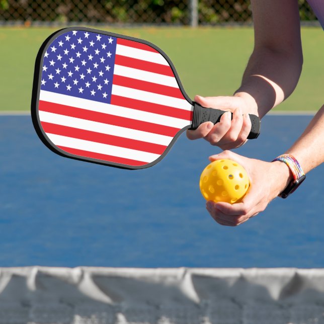 Flag of the United States of America Pickleball Paddle (Insitu)