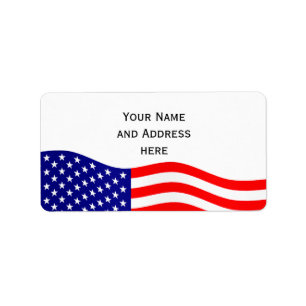 Flag of the United States of America - your ideas Label