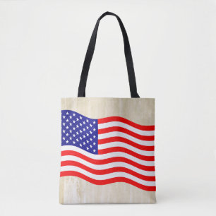 Flag of the United States of America - your ideas Tote Bag