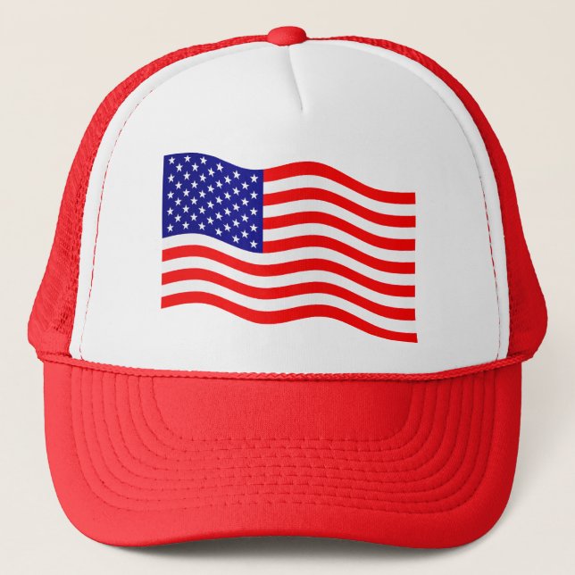 Flag of the United States of America - your ideas Trucker Hat (Front)