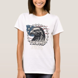  Flag of the United States. President Donald Trump T-Shirt