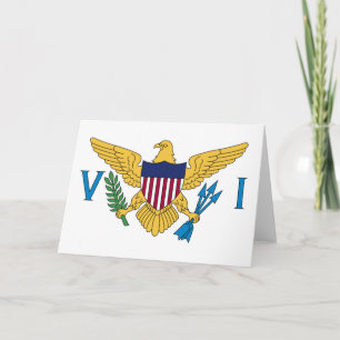 Flag of the United States Virgin Islands Card