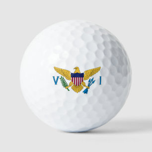 Flag of the United States Virgin Islands Golf Balls