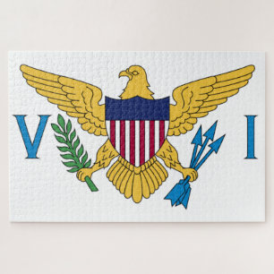Flag of the United States Virgin Islands Jigsaw Puzzle
