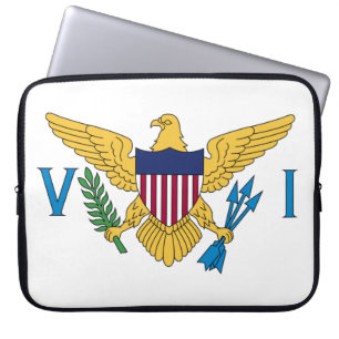 Flag of the United States Virgin Islands Laptop Sleeve