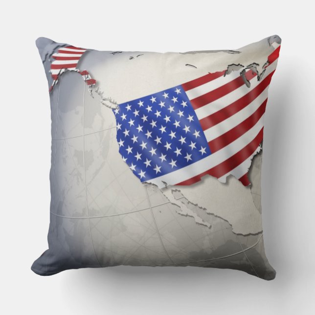 Flag of the USA Cushion (Front)