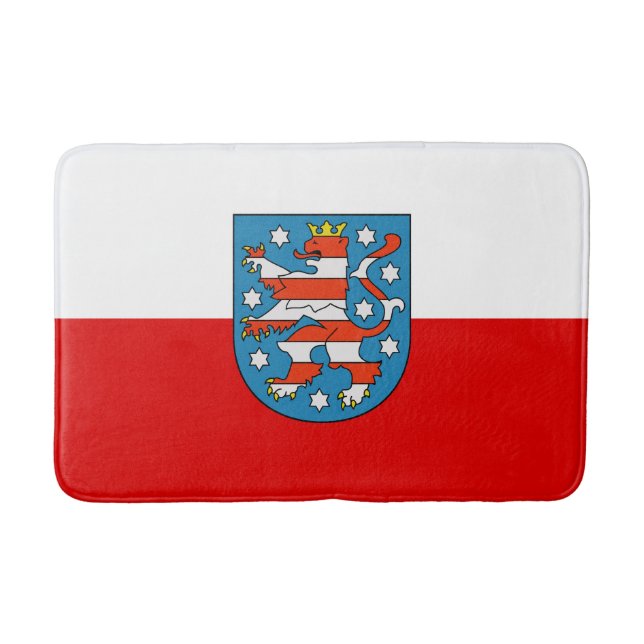 Flag of Thuringia Bathroom Mat (Front)