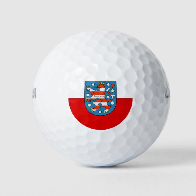 Flag of Thuringia Golf Balls (Front)