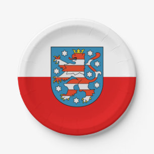 Flag of Thuringia Paper Plates