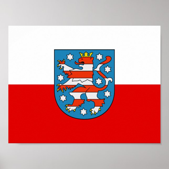 Flag of Thuringia Poster (Front)