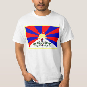 Flag of Tibet T Shirt