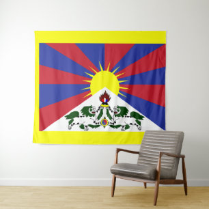 Flag of Tibet Tapestry
