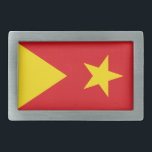 Flag of Tigray Region Belt Buckle<br><div class="desc">Tigray National Regional State is the northernmost region of Ethiopia. Tigray is the homeland of the Tigrayan,  Irob and Kunama peoples. Tigray is also known as Region 1 according to the federal constitution. Its capital and largest city is Mekelle.</div>