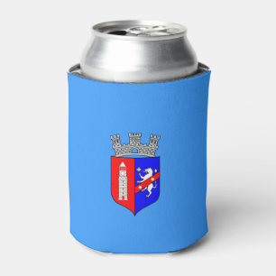 Flag of Tirana, Albania Can Cooler