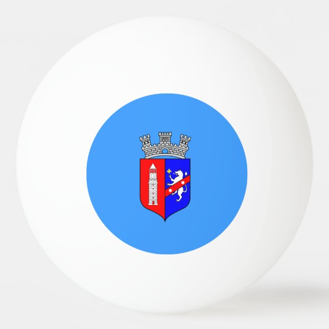 Flag of Tirana, Albania Ping-Pong Ball (Front)