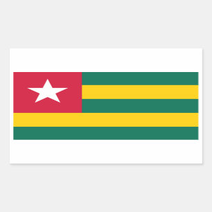 Flag of Togo Rectangular Sticker