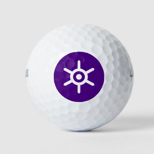 Flag of Tokyo (Japanese Capital City) Golf Balls (Front)