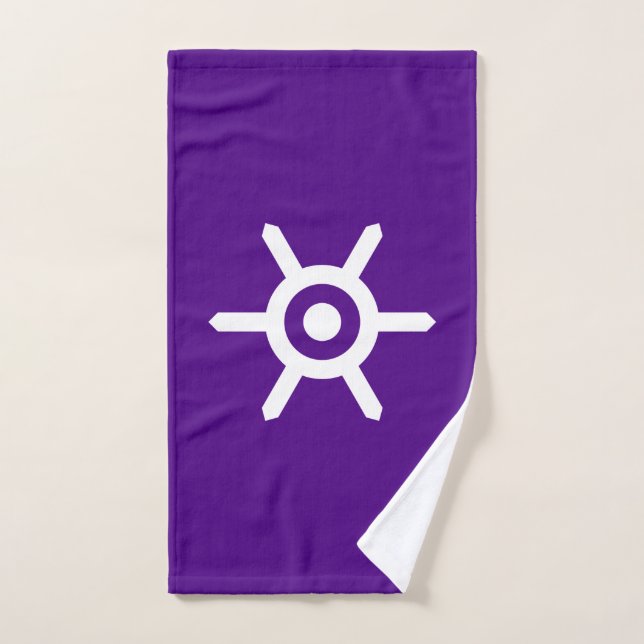 Flag of Tokyo prefecture, Japan Hand Towel (Hand Towel)