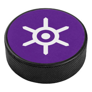 Flag of Tokyo prefecture, Japan Hockey Puck