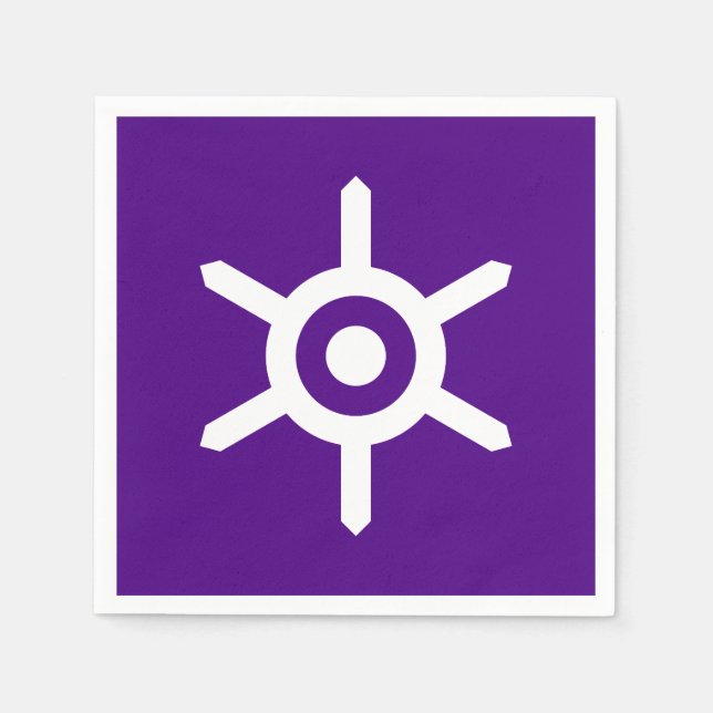 Flag of Tokyo prefecture, Japan Paper Napkins (Front)