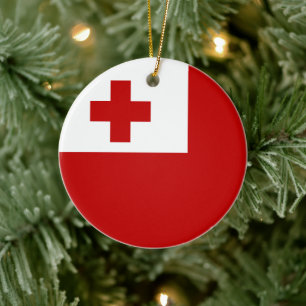 Flag of Tonga Ceramic Ornament