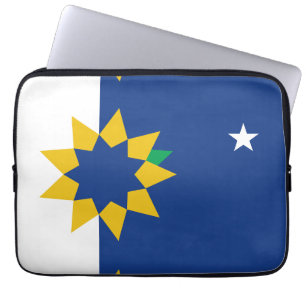 Flag of Topeka, Kansas Laptop Sleeve