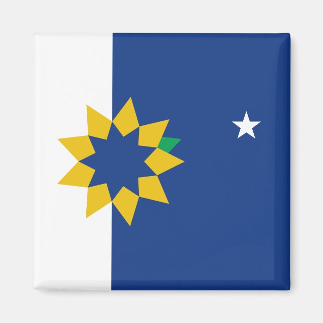 Flag of Topeka (Kansas) Magnet (Front)