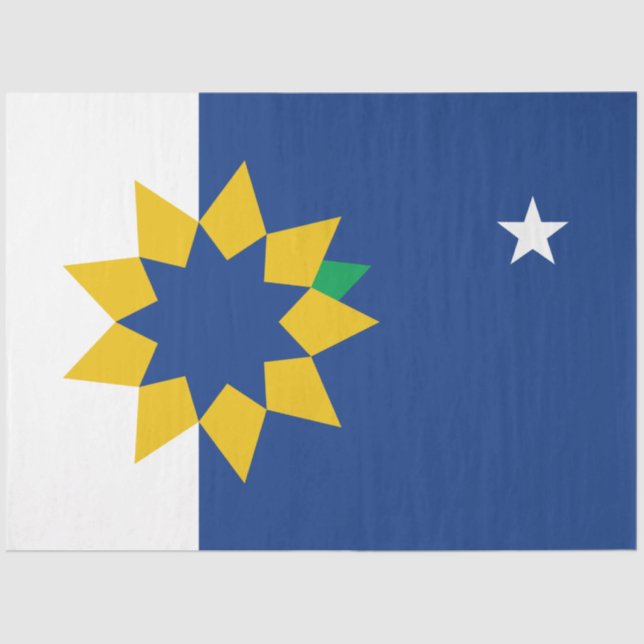 Flag of Topeka (Kansas) Tissue Paper (Front)