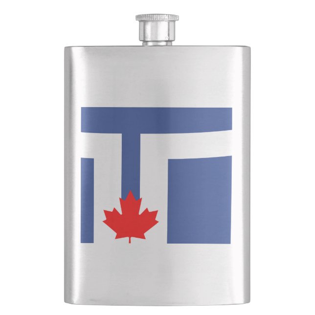 Flag of Toronto, Ontario Flask (Front)
