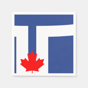 Flag of Toronto, Ontario Napkin