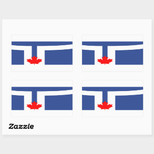 Flag of Toronto, Ontario Rectangle Stickers