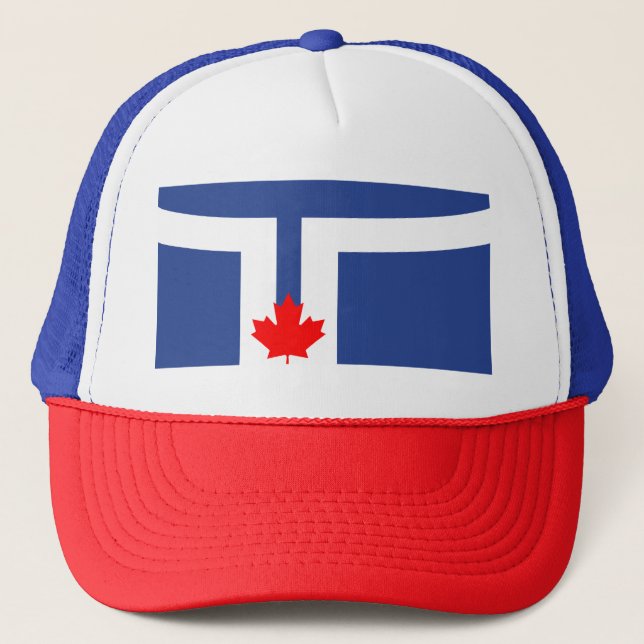 Flag of Toronto, Ontario Trucker Hat (Front)
