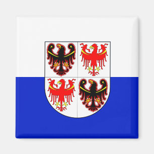 Flag of Trentino-Alto Adige (Italy) Magnet